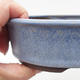 Ceramic bonsai bowl 16 x 16 x 4,5 cm, color blue - 2/4