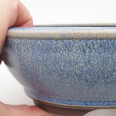 Ceramic bonsai bowl 16 x 16 x 5,5 cm, color blue - 2