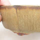 Ceramic bonsai bowl 17.5 x 15 x 4.5 cm, brown color - 2/3