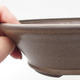 Ceramic bonsai bowl 18 x 18 x 5,5 cm, color gray - 2/4