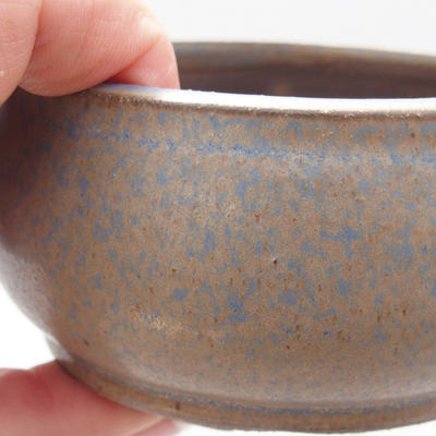 Ceramic bonsai bowl 9 x 9 x 5 cm, color blue - 2