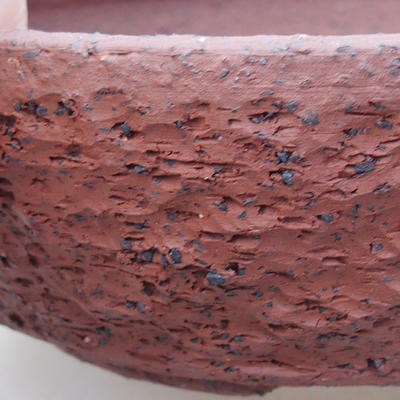 Ceramic bonsai bowl 17 x 17 x 5.5 cm, gray color - 2