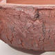 Ceramic bonsai bowl 17 x 17 x 6 cm, gray color - 2/4