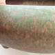 Ceramic bonsai bowl 19 x 19 x 7 cm, color green - 2/3