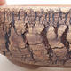 Ceramic bonsai bowl 19 x 19 x 6.5 cm, gray color - 2/4