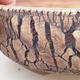 Ceramic bonsai bowl 20 x 20 x 7 cm, gray color - 2/4