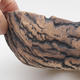 Ceramic Shell 20,5 x 15,5 x 8,5 cm, gray brown color - 2/3