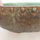 Ceramic bonsai bowl 17 x 17 x 4.5 cm, color green - 2/3