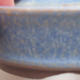 Ceramic bonsai bowl 9 x 9 x 3 cm, color blue - 2/4