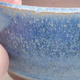 Ceramic bonsai bowl 9 x 9 x 4 cm, color blue - 2/4