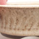 Ceramic bonsai bowl 10 x 10 x 3.5 cm, beige color - 2/4