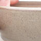 Ceramic bonsai bowl 11 x 11 x 4.5 cm, brown color - 2/4