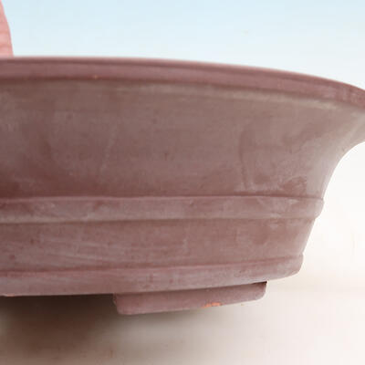 Bonsai bowl 33 x 27.5 x 8.5 cm, color brown - 2