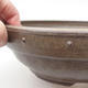 Ceramic bonsai bowl 24 x 24 x 7,5 cm, color gray - 2/3