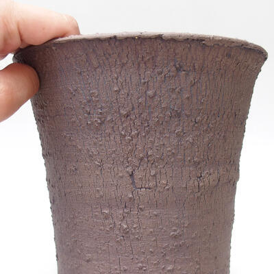 Ceramic bonsai bowl 16 x 16 x 21.5 cm, color cracked - 2