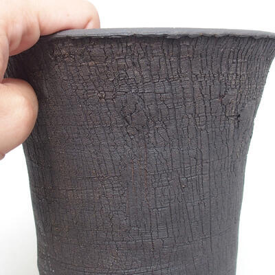 Ceramic bonsai bowl 15.5 x 15.5 x 18 cm, color cracked - 2