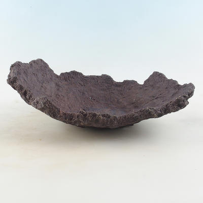 Ceramic shell 30 x 23 x 11 cm, color brown - 2