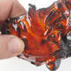 Ceramic shell 11 x 10 x 7 cm, color orange - 2/3