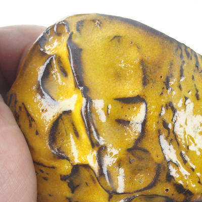 Ceramic shell 9 x 9 x 7 cm, color yellow - 2