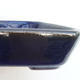 Ceramic bonsai bowl 13 x 9 x 3 cm, color blue - 2nd quality - 2/4