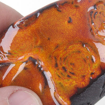Ceramic shell 10 x 8 x 5 cm, color orange - 2