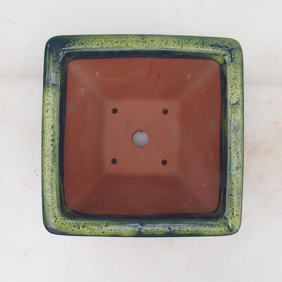 Bonsai bowl 21 x 21 x 11 cm, color blue - 2