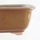 Ceramic bonsai bowl 13.5 x 10 x 6 cm, color gray-rusty - 2/3