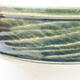 Ceramic bonsai bowl 19.5 x 19.5 x 5 cm, color green - 2/3