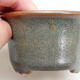 Ceramic bonsai bowl 9 x 9 x 5 cm, color brown - 2/3