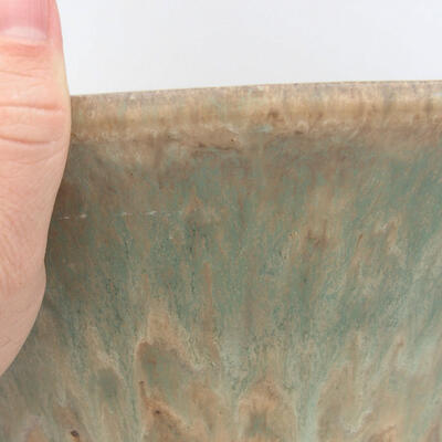 Ceramic bonsai bowl 34 x 34 x 20 cm, color beige-green - 2