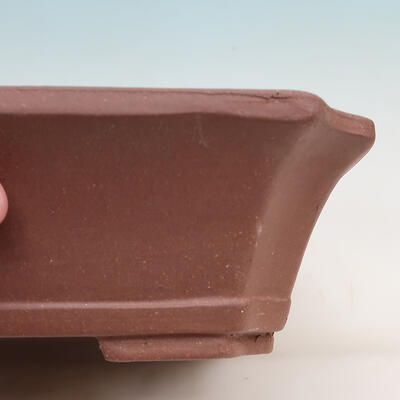 Bonsai bowl 37 x 29.5 x 9 cm, color brown - 2