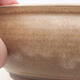 Ceramic bonsai bowl 19.5 x 19.5 x 5.5 cm, beige color - 2/2