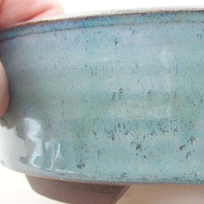 Ceramic bonsai bowl 16 x 16 x 5.5 cm, color blue - 2
