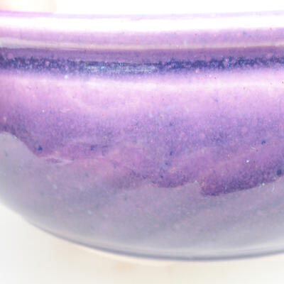 Ceramic bonsai bowl 14 x 14 x 6 cm, color purple - 2