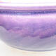 Ceramic bonsai bowl 14 x 14 x 6 cm, color purple - 2/3