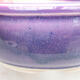 Ceramic bonsai bowl 13 x 13 x 5 cm, color purple - 2/3