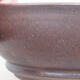 Ceramic bonsai bowl 14 x 14 x 5.5 cm, brown color - 2/3