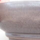 Ceramic bonsai bowl 14 x 14 x 5 cm, color brown - 2/3