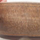 Ceramic bonsai bowl 14 x 14 x 5 cm, beige color - 2/3