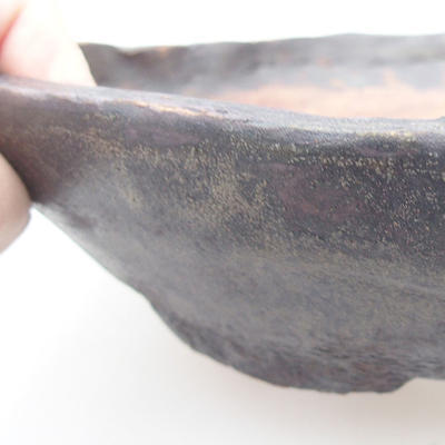 Ceramic bonsai bowl 25 x 25 x 6 cm, color gray - 2