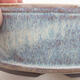 Ceramic bonsai bowl 9 x 9 x 4 cm, brown-blue color - 2/3