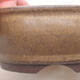 Ceramic bonsai bowl 9 x 9 x 3.5 cm, color brown - 2/3