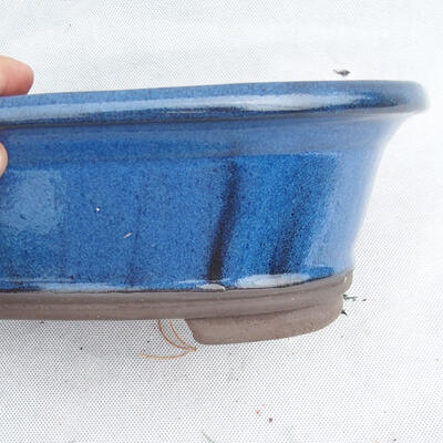 Bonsai bowl 29 x 21 x 9 cm, color blue - 2