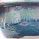 Ceramic bonsai bowl 21 x 17 x 7 cm, color blue - 2/4