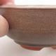 Ceramic bonsai bowl 12 x 12 x 4.5 cm, color brown - 2/3