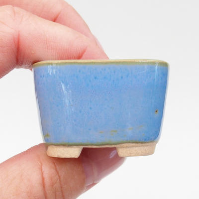 Mini bonsai bowl 3,5 x 3,5 x 2,5 cm, color blue - 2