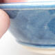 Ceramic bonsai bowl 15 x 15 x 4.5 cm, color blue - 2/3