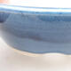 Ceramic bonsai bowl 15 x 15 x 4.5 cm, color blue - 2/3