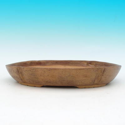 Bonsai ceramic bowl CEJ 3, light brown - 2