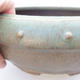 Ceramic bonsai bowl 17 x 17 x 7 cm, color green - 2/4